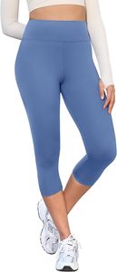 High Quality Women's High Waist Capri Yoga <b>Leggings</b> Stretch Fitness Workout Running Gym Activewear <b>Cropped</b> Sports Pant OEM - Product Image 3