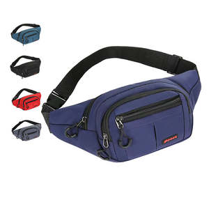 Riñonera de Nylon al por Mayor, Bandolera Antirrobo Impermeable para Hombres y Mujeres, Bolsa de Cintura Deportiva para Exteriores - Product Image 1