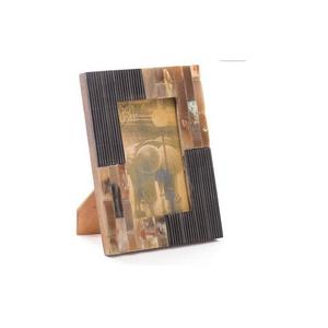 Best Quality Price Horn Vertical Square Shape <b>Black</b> Brown Photo <b>Frame</b> Handmade for Adjustable for Home and Office Use - Product Image 4