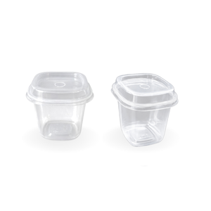 แก้วพลาสติก PP โพลีโพรพิลีนทรงเหลี่ยม ขนาด 12 ออนซ์ สำหรับเครื่องดื่มเย็น ดีไซน์สวยงาม ผลิตในอินโดนีเซีย - Product Image 2