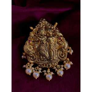 Sangeetha Jewellers Pendentif Nakshi en argent 92.5 Collection de breloques de bijoux fins - Product Image 1