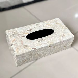 Handmade High Quality Modern Durable Mother of Pearl Mop Inlay <b>Tissue</b> Box-Best Gift for Wife and Friends & Car Use - Product Image 3