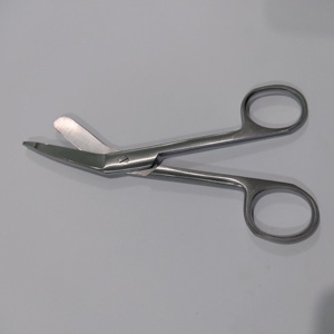 Tijeras quirúrgicas curvas Lister de alta calidad MEDIHEAL SURGICAL CORPORATION, de acero inoxidable alemán, para vendajes y apósitos. - Product Image 3