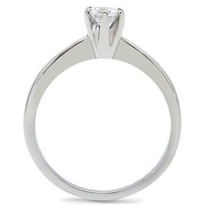 TK203 High Polished Stainless Steel <b>Ring</b> with AAA Grade CZ Clear-Dishes & <b>Plates</b> - Product Image 4