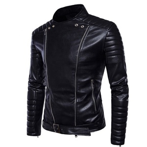 100% High Quality Cowhide Leather Streetwear Jacket <b>Fabric</b> 300g Fur Trim New Stylish Breathable Quick Dry Waterproof Men's - Product Image 2