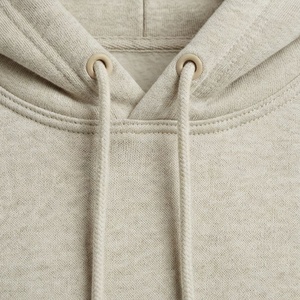 Sweat-shirt à capuche ample en coton pur pour femme, avec logo personnalisé brodé, de haute qualité, vêtements décontractés et sportifs - Product Image 4