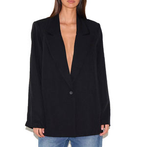 Blazer Acolchado para Mujer 2026, Chaqueta con Cuello de Solapa, Manga Larga, Traje Formal de Oficina, OEM, Venta al Por Mayor, Etiquetas Privadas Personalizadas, Nuevo - Product Image 4