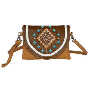 Best Quality Basic Women StylishTooled Genuine Leather Small Capacity Crossbody Bag New Design Luxury Carved <b>Emboss</b> Sling Bags - Product Image 3