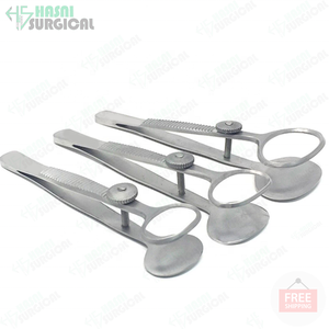 Fabrication professionnelle Desmarres Trochoma et Chalazion Forceps Instruments chirurgicaux d'ophtalmologie Couleur bleue personnalisée - Product Image 4