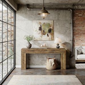 Consolle in Legno per Divano, Ingresso o Corridoio - Tavolo Consolle Versatile per Ingresso - Product Image 2