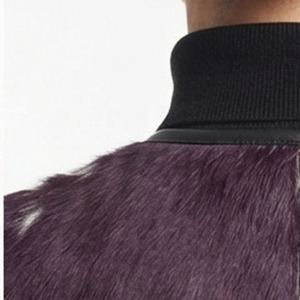 Chaleco de Cuero Genuino con Pelo de Vaca para Mujer, Chaleco con Cierre y Pelo de Vaca, Chaleco Femenino con Cuello en V - Product Image 5