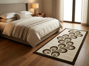Alfombra Geométrica Retro para Pasillo, Alfombra Rectangular Decorativa para Sala de Estar y Entrada - Product Image 2