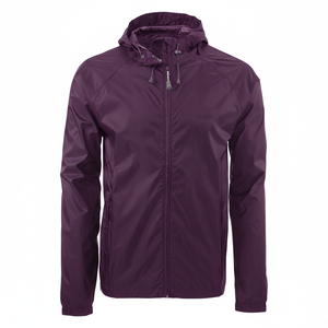 Veste de course haute performance à capuche, respirante, séchage rapide, imperméable, coupe-vent, écologique, avec logo personnalisé, OEM, modèle 2026, direct usine - Product Image 2