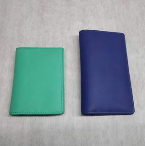 Compact Fashionable Genuine Leather ID Card Holder <b>Wallets</b> <b>RFID</b> <b>Blocking</b> Credit Debit Business Travel Cards Bus License Passport - Product Image 6