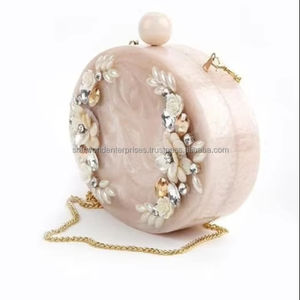 Bolso de mano de resina elegante más vendido para eventos nocturnos disponible a precio mayorista de proveedor indio - Product Image 1