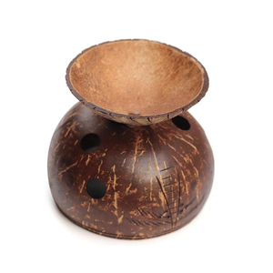 Vaso de coco orgánico creativo con base, tazón de coco para aperitivos, frutas, palomitas de maíz de Vietnam - Product Image 3