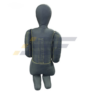 Mannequin de grappling en cuir PU rempli de sable pour l'entraînement au MMA, BJJ, Jiu Jitsu, Arts Martiaux Mixtes et Lutte, 4 pieds de haut, avec bandes de suspension - Product Image 2