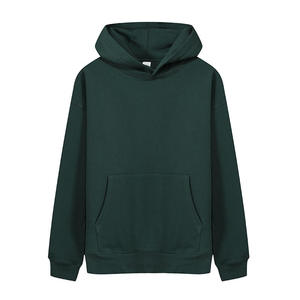 Fashion <b>Hoodie</b> Men's Heavy 500 G Autumn and Winter New Ins Solid Color Loose Couple Top Heavyweight Plain <b>Hoodie</b> No <b>String</b> - Product Image 1