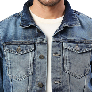 Ventes en gros ARTIZ INTERNATIONAL Vestes pour hommes, jeans personnalisés de couleur unie, 100% coton, formels, vintage, automne, écologiques, dernières tendances - Product Image 6