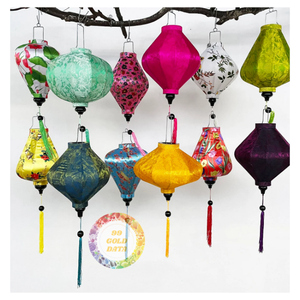 Lanterne en bambou de style rétro, forme de lune, faite à la main, écologique, Hoi An Vietnam, livraison rapide, lampes d'extérieur 99GD - Product Image 6