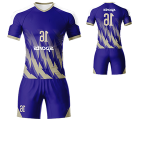 Uniformes de Fútbol Personalizados con Sublimación, Conjunto de Uniforme de Fútbol para Adultos, Camisetas de Manga Corta, Ropa Deportiva Transpirable - Product Image 3