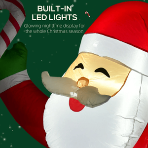 8ft Christmas <b>Inflatables</b> Outdoor Holiday Yard Decorations Festive Christmas <b>Inflatable</b> for Your Home! - Product Image 3