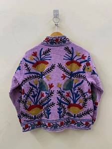 TNT Fabric Suzani Jacket | Street Jacket | <b>Gift</b> <b>For</b> <b>Her</b>| Suzani Embroidery Jacket | Winter Wear Coat | Women's Coat - Product Image 2