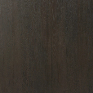 Table basse contemporaine en teck massif et chêne, profil bas, avec finition noire mate et plateau tressé ouvert - Product Image 6