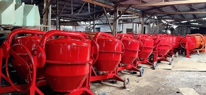 เครื่องผสมคอนกรีต400L 350L 200L แบบพกพาทนทานมากเครื่องปล่อยน้ำมันดีเซลแบบแมนนวล - Product Image 3
