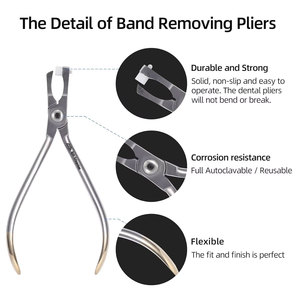 Orthodontic Band Removing Plier Dental Surgical Instruments Molar Band Remover Forceps With Bands Wire Removable Cap <b>Bracket</b> - Product Image 5