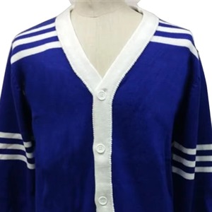 Suéter Cárdigan Personalizado para Hombre, Cuello en V, Invierno, Lana Acrílica de Alta Calidad, con Cierre de Botones Cubiertos - Product Image 2