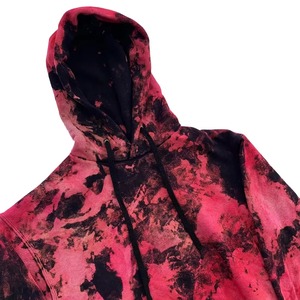 Sweat-shirts à capuche tie-dye vintage hip-hop de haute qualité 100% coton, logo personnalisé sur le devant, séchage rapide, respirant, streetwear d'hiver, doublé, unisexe - Product Image 2