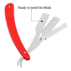 Professional Curve Straight Razor <b>Men</b> Wood Handle Barber Shaving Spider Pattern Face Cleaning Stainless Steel Blade A+ Grade - Product Image 2