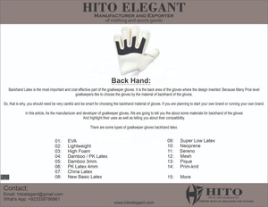 Vente flash - Gants de gardien de but professionnels en cuir, à doigts entiers, antidérapants, respirants, de haute qualité, personnalisables, unisexes, pour le sport - Product Image 4