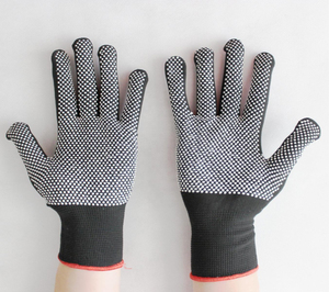Anti Slip Cotton Work <b>Gloves</b> for Warehouse Construction Work <b>Gloves</b> Cotton <b>Knit</b> Safety <b>Gloves</b> Anti Slip Grip Industrial <b>Gloves</b> - Product Image 6
