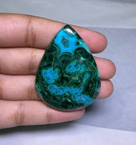 Wholesale Price Natural Chrysocolla <b>Malachite</b> Gemstone High Quality Oval Cut Jewelry Making Green MIX Size - Product Image 4