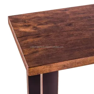 Scandinavian Modern Minimalist Metal Coffee <b>Table</b> with Metal Frame for Contemporary Home Decor - Product Image 4