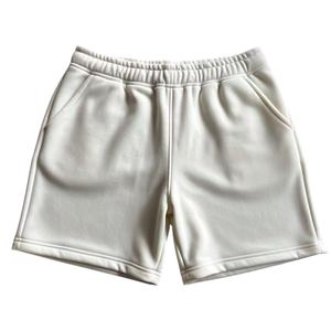 2025กางเกงขาสั้นของผู้ชายกางเกงขาสั้นผ้าฝ้าย100% พิมพ์ลายด้วยการปักสีทึบ - Product Image 1