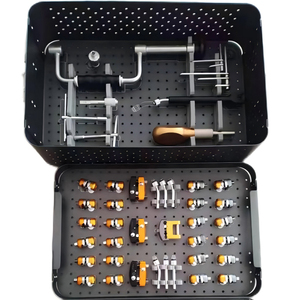 Kit chirurgical manuel d'instruments de fixation externe orthopédique, approuvé CE, classe I, en acier inoxydable de qualité allemande, pour chirurgie FIDA - Product Image 4