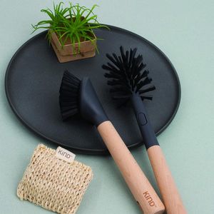 Éponges et tampons à récurer végétaux Casabella Kind, lot de 3, écologiques - Product Image 2