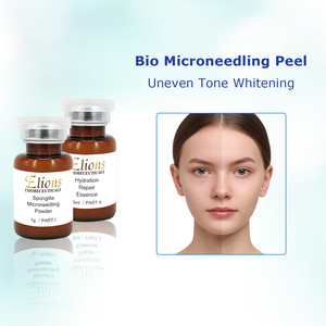 Suero Reafirmante de Piel con Espículas de Esponja, Corrector de Pigmentación Facial, Ampolla Reparadora con Aloe Vera y Ácido Hialurónico, Marca Privada - Product Image 5