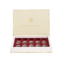 Caja de Regalo Rígida Ecológica Personalizada Estilo Libro con Cierre Magnético y Forro de Esponja, Empaque de Lujo con Impresión de Logotipo a Todo Color