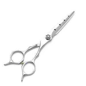 Ciseaux professionnels pour la coupe des cheveux, acier inoxydable 440C, lame tranchante, manche long, pour droitiers - Product Image 1