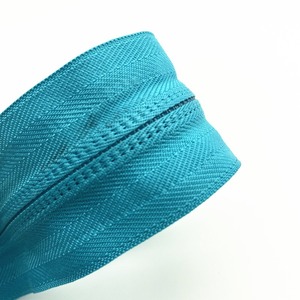 Logo personnalisé 5 #   Rouleau de fermeture éclair long en nylon pour sac à dos de sport, rouleaux de fermeture éclair noirs avec longue chaîne pour sacs de transport - Product Image 3