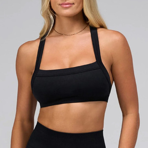 Private Label 240 GSM Recycled Polyester Workout <b>Bra</b> High Impact <b>Stretch</b> Fit for Fitness Brands - Product Image 6