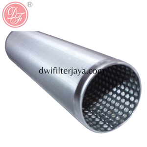 Tube filtrant en maille d'acier inoxydable de haute qualité, tuyau en maille métallique perforée avec élément filtrant à disque et squelette central - Product Image 5