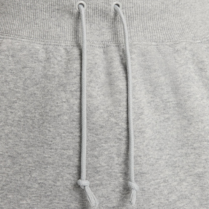 Mini-jupe en tricot à taille haute pour femme avec cordon de serrage, gris uni, style décontracté, à porter toute l'année - Product Image 5
