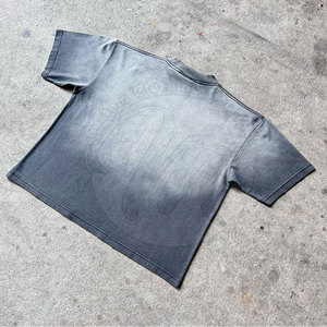 T-shirt délavé au soleil, couleur personnalisée, prix bas, nouvelle arrivée, style unique, en vente en ligne - Product Image 6