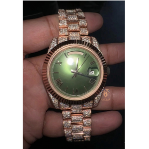 Best Selling Exclusive Moissanite Diamond Watch High End Jewelry <b>Wristwatch</b> for Luxury Buyers Available At Best Price - Product Image 1