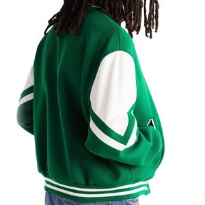 เสื้อแจ็กเก็ตทีมโรงเรียนผ้าวูลสไตล์ไฮสตรีทสำหรับผู้ชายงานตามสั่งปักลายเบสบอลเสื้อบอมเบอร์เลตเทอร์แมนสำหรับฤดูหนาว - Product Image 2